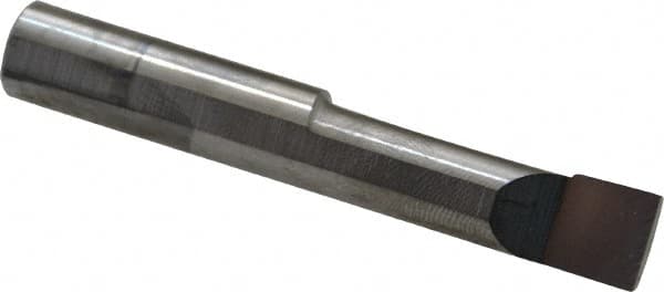 Scientific Cutting Tools BB3712 Radial Relief Boring Bar: 0.373" Min Bore, 1-1/4" Max Depth, Right Hand Cut, Submicron Solid Carbide 