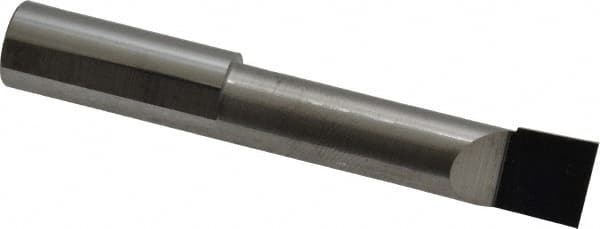 Scientific Cutting Tools BB3714 Radial Relief Boring Bar: 0.373" Min Bore, 1-1/2" Max Depth, Right Hand Cut, Submicron Solid Carbide 