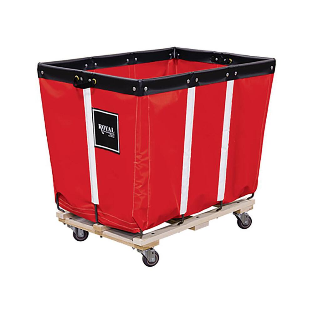 Vinyl Basket Truck: 700 lb Capacity, 25" Deep