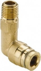 Push-To-Connect Tube to Male & Tube to Male NPT Tube Fitting: 1/2" Thread, 1/2" OD