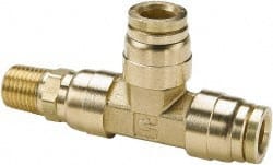 Push-To-Connect Tube to Male & Tube to Male NPT Tube Fitting: 1/8" Thread, 1/4" OD
