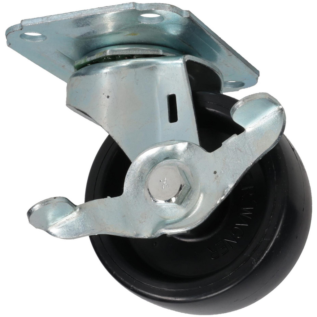 3 x 1-1/4 Thermo-Pro Wheel Swivel Caster w/Total Lock Brake - 210 lbs