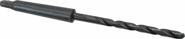 Taper Shank Drill Bit: Letter E (1/4"), 1MT, 118 ° Point, High Speed Steel