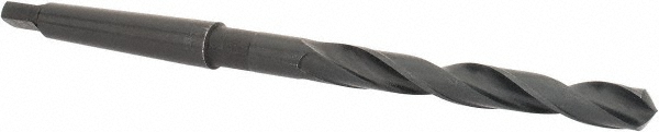 Taper Shank Drill Bit: 13/32" Dia, 1MT, 118 ° Point, High Speed Steel