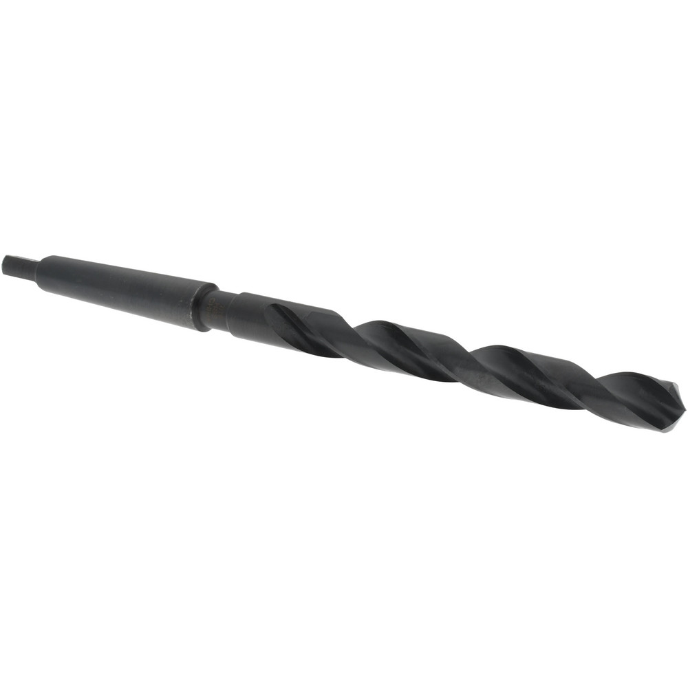Taper Shank Drill Bit: 7/16" Dia, 1MT, 118 ° Point, High Speed Steel