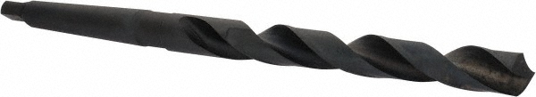 Taper Shank Drill Bit: 31/64" Dia, 1MT, 118 ° Point, High Speed Steel