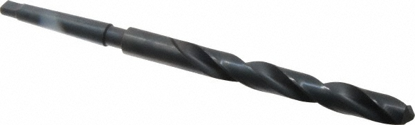 Taper Shank Drill Bit: 9/16" Dia, 1MT, 118 ° Point, High Speed Steel