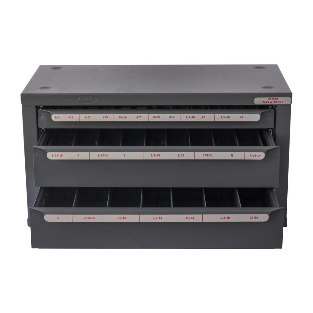 Huot 13590 3 Drawer, #6-32 to 1/2-20 Tap Storage Image