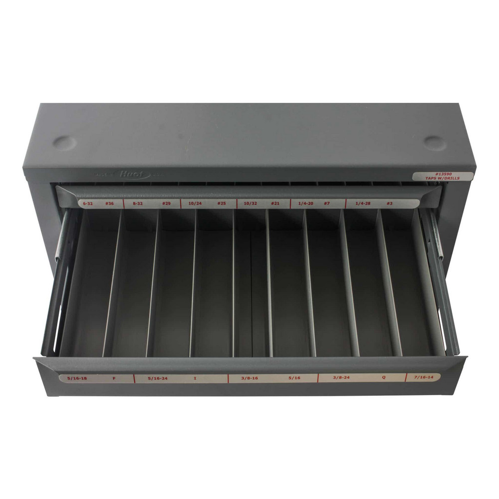 Huot - 3 Drawer, #6-32 to 1/2-20 Tap Storage | MSC Direct
