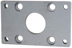 Air Cylinder Flange Mount: 1-1/2" Bore, Use with 40 mm Compact Cylinders