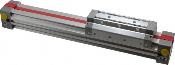 Norgren C/146125/MC/6 Double Acting Rodless Slide Air Cylinder: 1" Bore, 6" Stroke, 116 Max psi, 1/8 NPTF Port Image