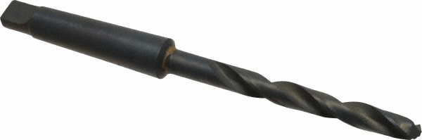 Taper Shank Drill Bit: 27/64" Dia, 2MT, 118 ° Point, High Speed Steel