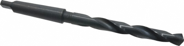 Taper Shank Drill Bit: 37/64" Dia, 2MT, 118 ° Point, High Speed Steel