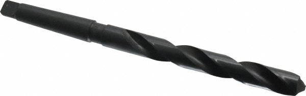 Taper Shank Drill Bit: 11/16" Dia, 2MT, 118 ° Point, High Speed Steel