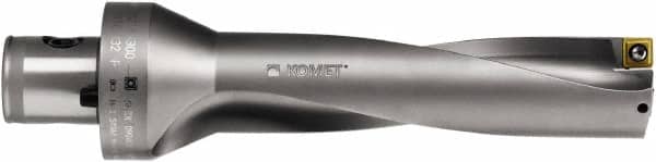 Komet 1588049296 5.906" Max Drill Depth, 3xD, 49.2mm Diam, Indexable Insert Drill 