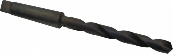 Taper Shank Drill Bit: 0.6719" Dia, 3MT, 118 °, High Speed Steel