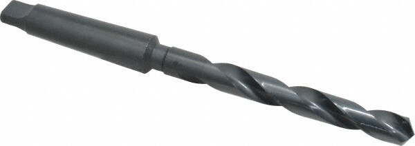 Taper Shank Drill Bit: 0.6875" Dia, 3MT, 118 °, High Speed Steel