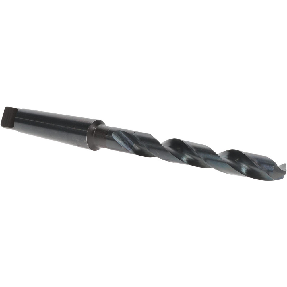 Taper Shank Drill Bit: 11/16" Dia, 3MT, 118 ° Point, High Speed Steel