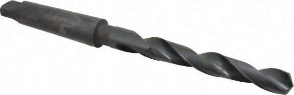 Taper Shank Drill Bit: 0.7031" Dia, 3MT, 118 °, High Speed Steel