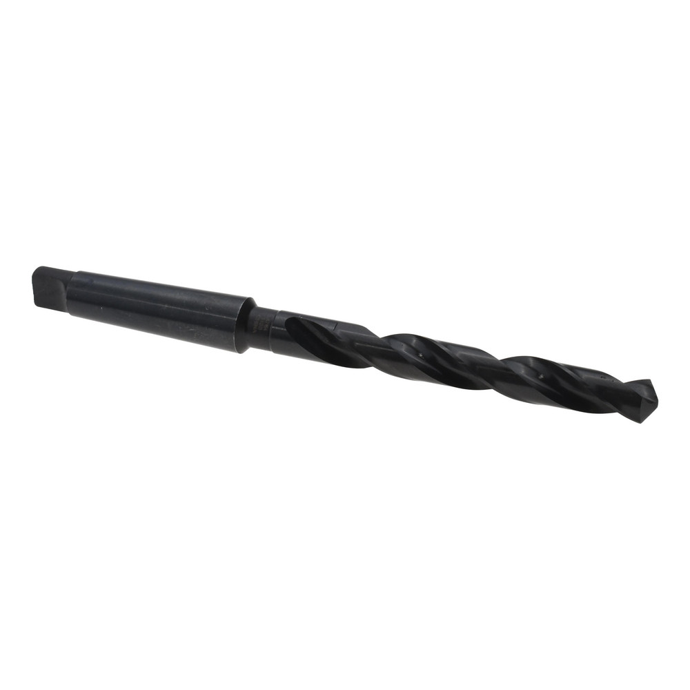 Taper Shank Drill Bit: 47/64" Dia, 3MT, 118 ° Point, High Speed Steel