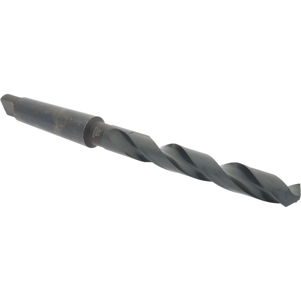 Taper Shank Drill Bit: 0.75" Dia, 3MT, 118 °, High Speed Steel