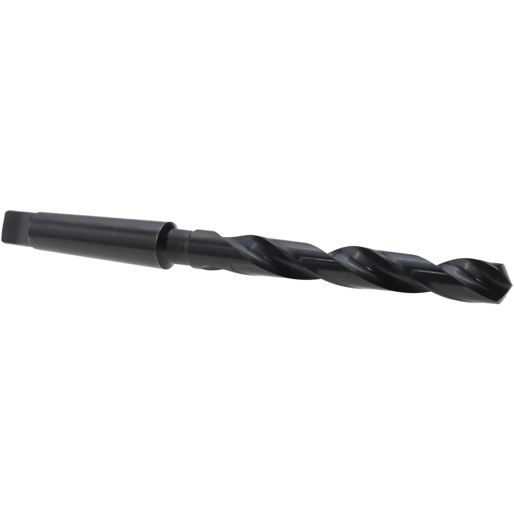 Taper Shank Drill Bit: 25/32" Dia, 3MT, 118 ° Point, High Speed Steel