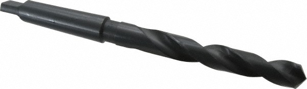 Taper Shank Drill Bit: 27/32" Dia, 3MT, 118 ° Point, High Speed Steel