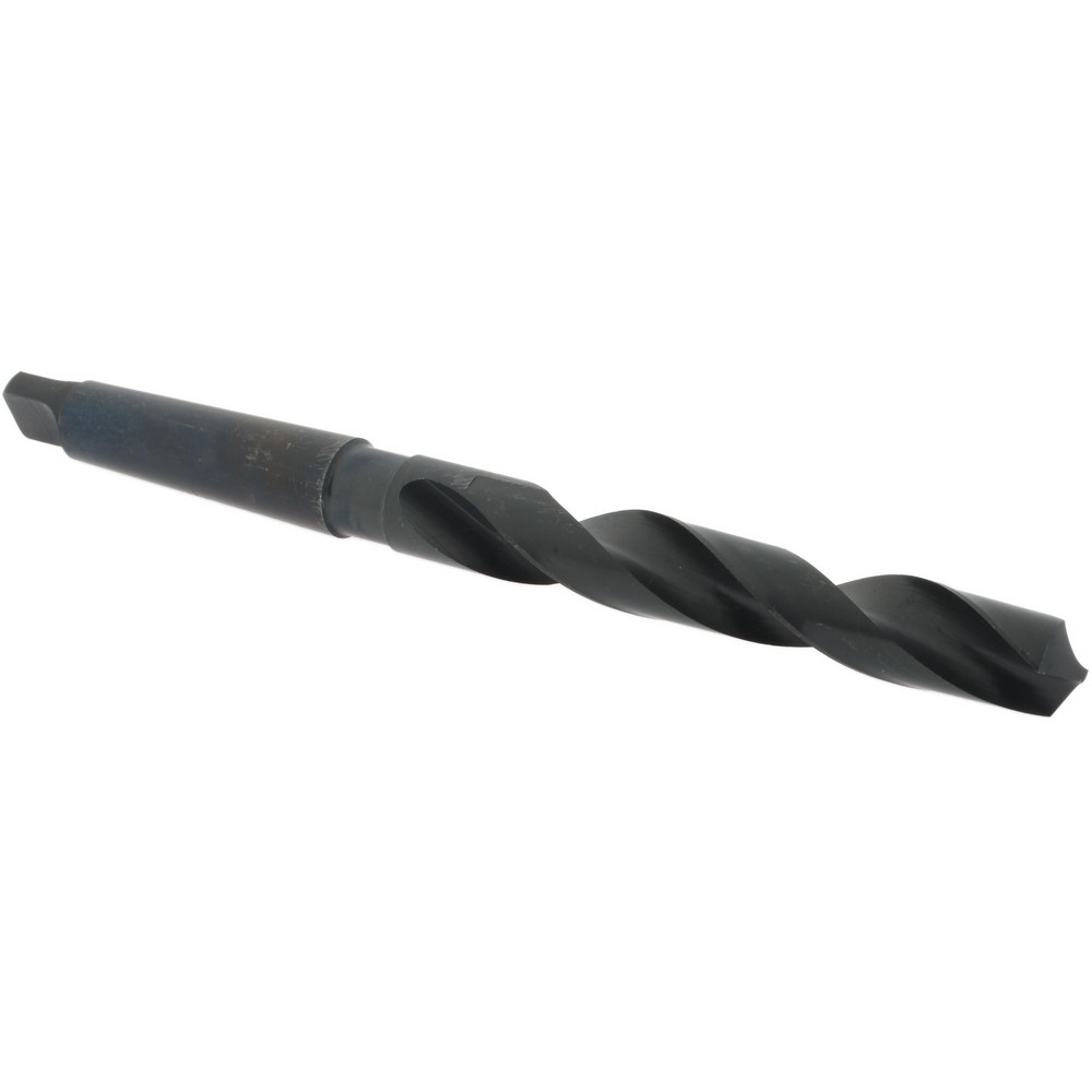 Taper Shank Drill Bit: 59/64" Dia, 3MT, 118 ° Point, High Speed Steel