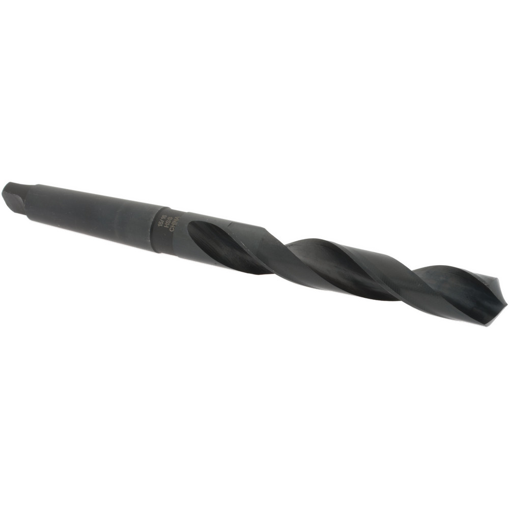 Taper Shank Drill Bit: 15/16" Dia, 3MT, 118 ° Point, High Speed Steel