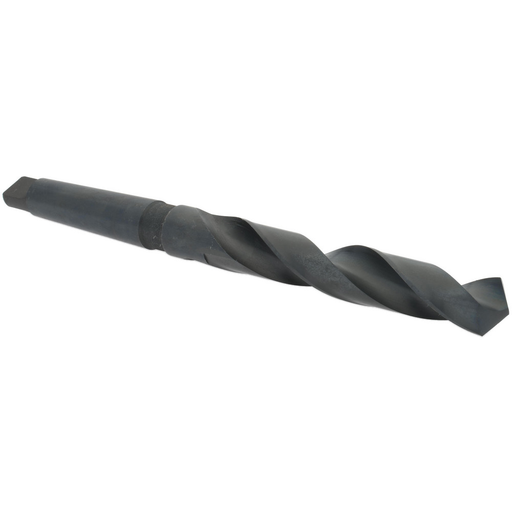 Taper Shank Drill Bit: 63/64" Dia, 3MT, 118 ° Point, High Speed Steel