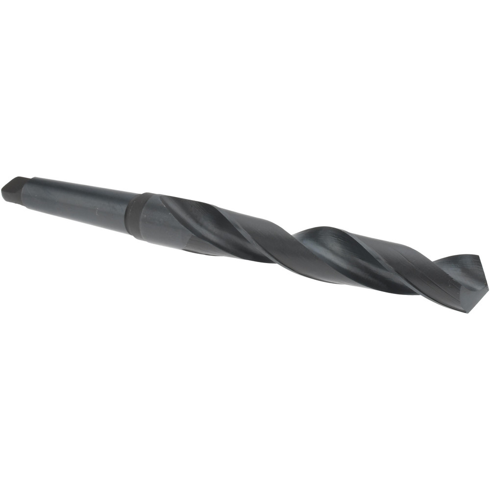 Taper Shank Drill Bit: 1-7/64" Dia, 3MT, 118 ° Point, High Speed Steel