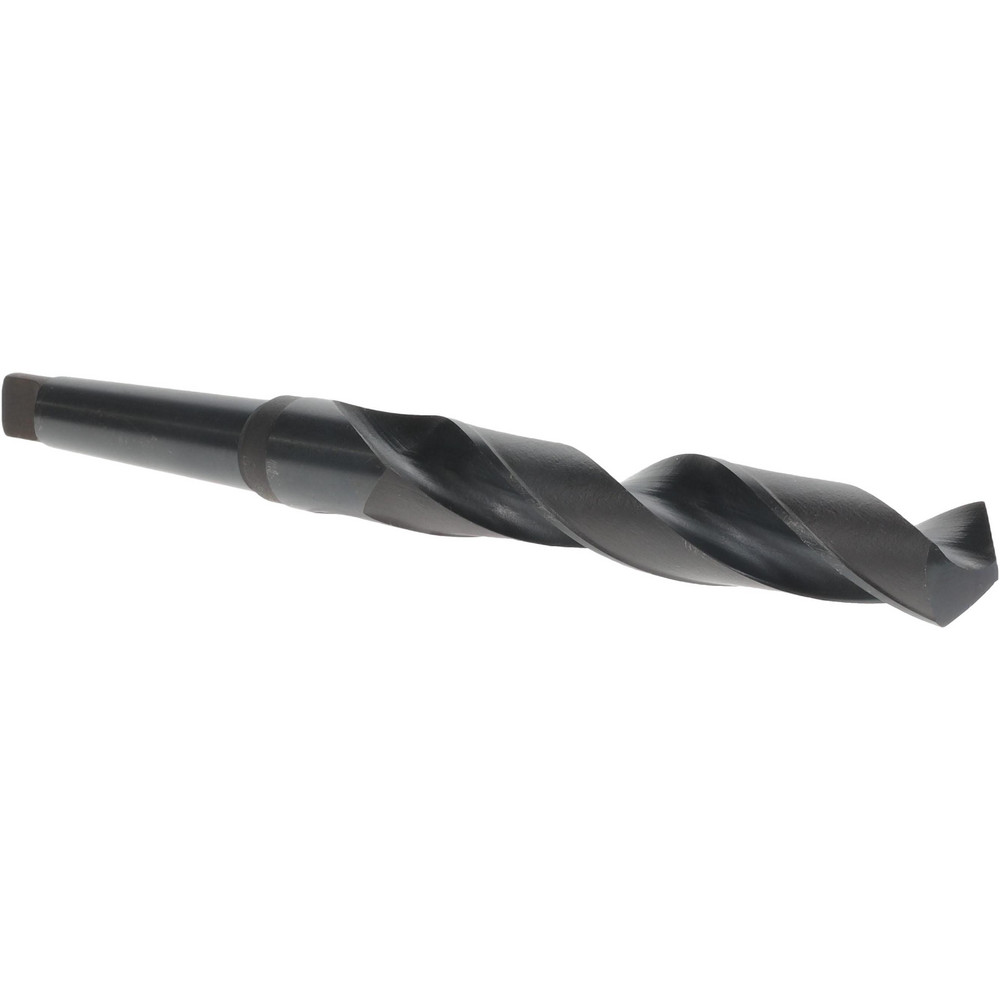 Taper Shank Drill Bit: 1-1/8" Dia, 3MT, 118 ° Point, High Speed Steel