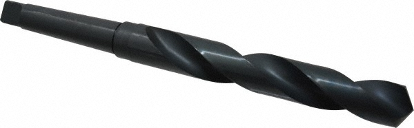 Taper Shank Drill Bit: 1-9/64" Dia, 3MT, 118 ° Point, High Speed Steel