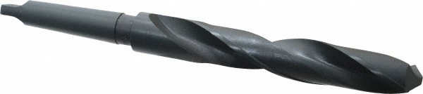Taper Shank Drill Bit: 1-13/64" Dia, 3MT, 118 ° Point, High Speed Steel