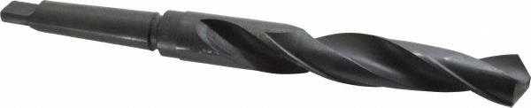 Taper Shank Drill Bit: 1-15/64" Dia, 3MT, 118 ° Point, High Speed Steel