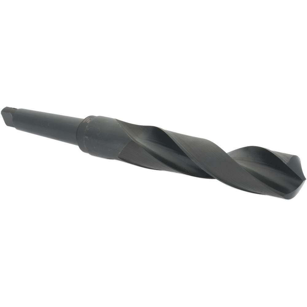 Taper Shank Drill Bit: 1-3/8" Dia, 3MT, 118 ° Point, High Speed Steel