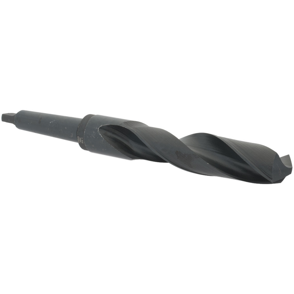Taper Shank Drill Bit: 1-7/16" Dia, 3MT, 118 ° Point, High Speed Steel