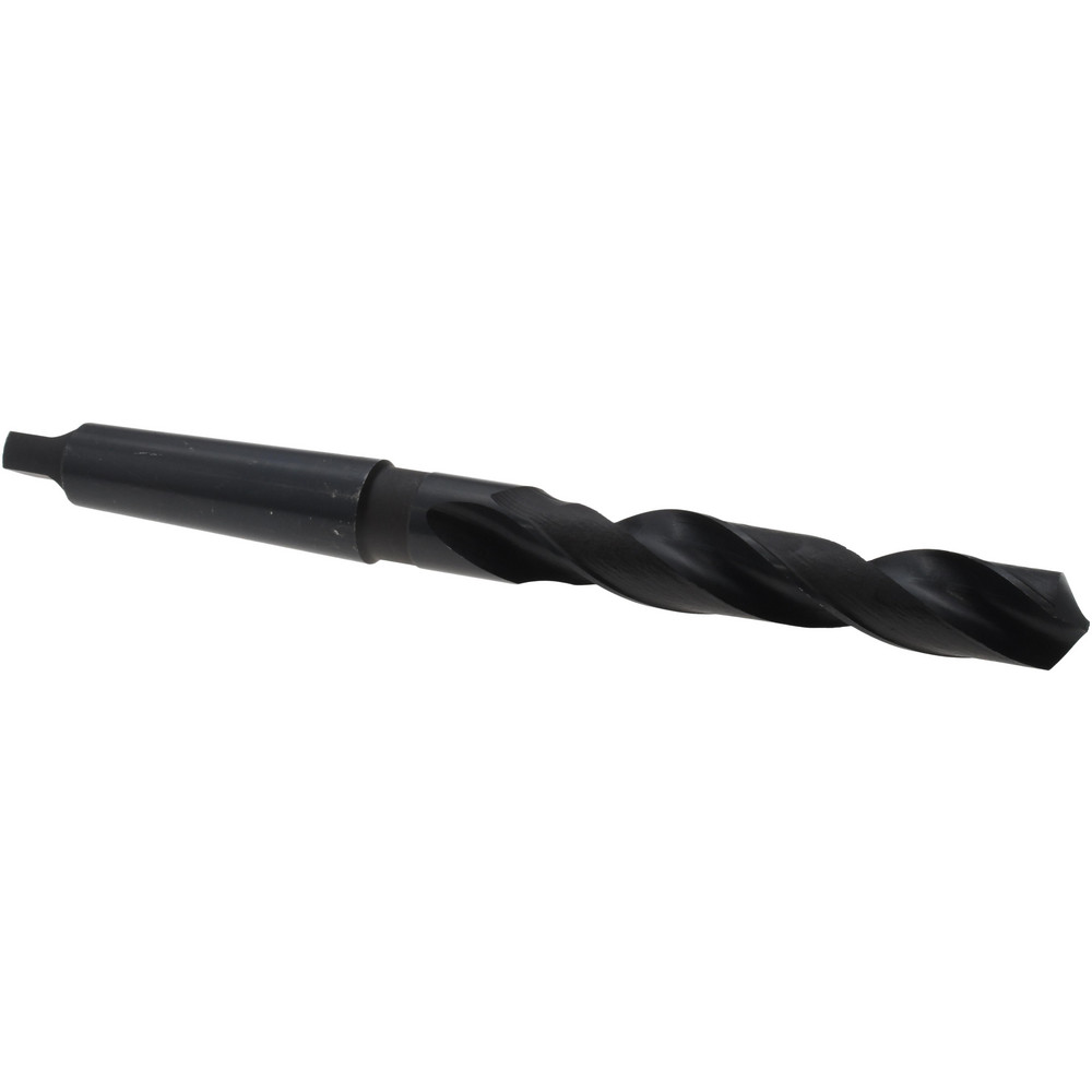 Taper Shank Drill Bit: 1-5/32" Dia, 4MT, 118 ° Point, High Speed Steel