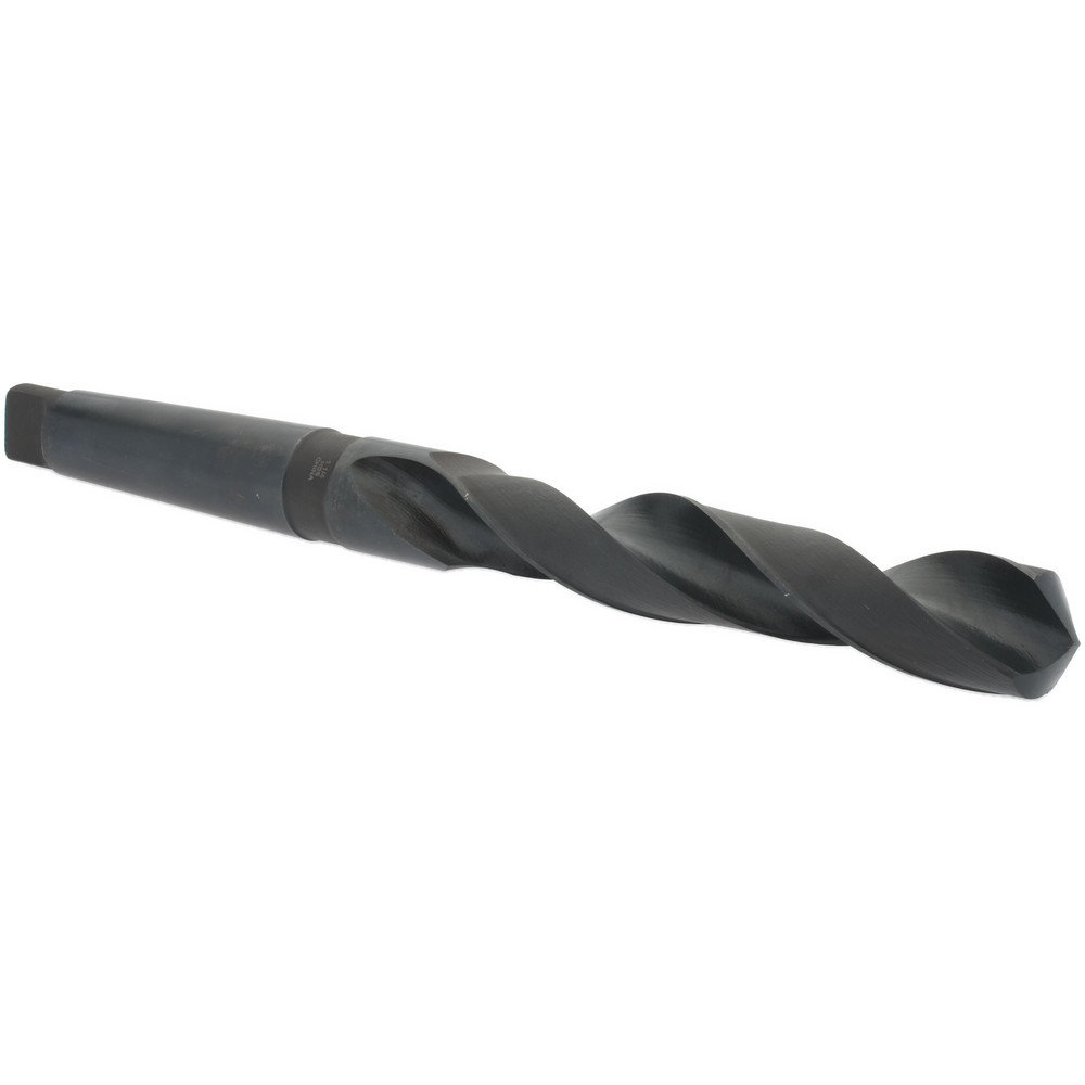 Taper Shank Drill Bit: 1-1/4" Dia, 4MT, 118 ° Point, High Speed Steel