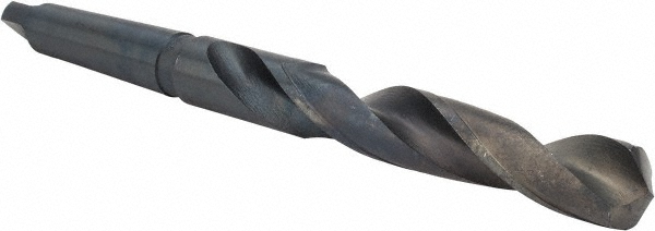 Taper Shank Drill Bit: 1-21/64" Dia, 4MT, 118 ° Point, High Speed Steel