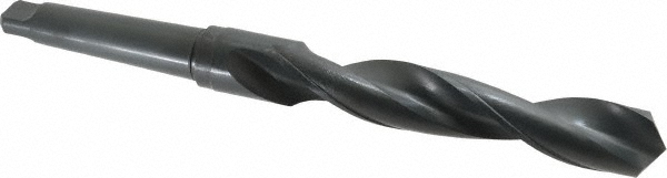 Taper Shank Drill Bit: 1-17/32" Dia, 4MT, 118 ° Point, High Speed Steel