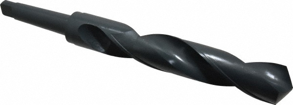 Taper Shank Drill Bit: 1-15/16" Dia, 4MT, 118 ° Point, High Speed Steel