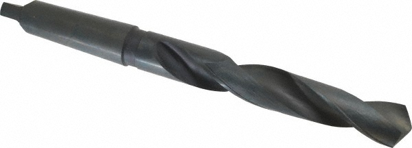 Taper Shank Drill Bit: 1-11/16" Dia, 5MT, 118 ° Point, High Speed Steel