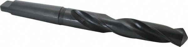 Taper Shank Drill Bit: 1-23/32" Dia, 5MT, 118 ° Point, High Speed Steel