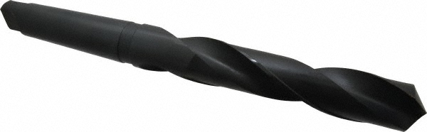 Taper Shank Drill Bit: 1-27/32" Dia, 5MT, 118 ° Point, High Speed Steel
