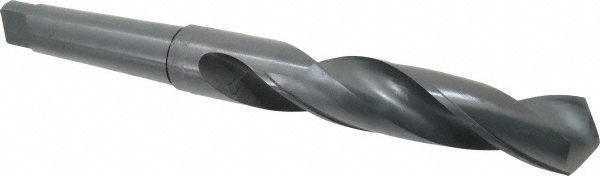 Taper Shank Drill Bit: 2-1/64" Dia, 5MT, 118 ° Point, High Speed Steel