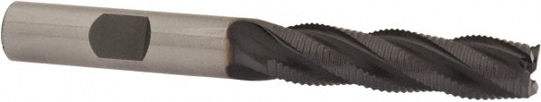 OSG 4559808 Square End Mill: 3/8 Dia, 1-1/2 LOC, 3/8 Shank Dia, 3-1/4 OAL, 4 Flutes, Cobalt Image