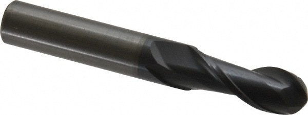 OSG HP421-3937-BN 10mm Diam, 25mm LOC, 2 Flute Solid Carbide Ball End Mill Image