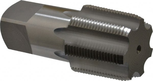 OSG 1313400 Standard Pipe Tap: 1-1/2 - 11-1/2, NPTF, 7 Flutes, High Speed Steel, Bright/Uncoated 