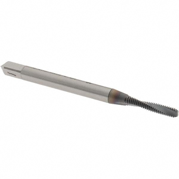 OSG 141708 Spiral Flute Tap: #2-56, UNC, 2 Flute, Bottoming, 2B Class of Fit, Powdered Metal, TICN Finish Image